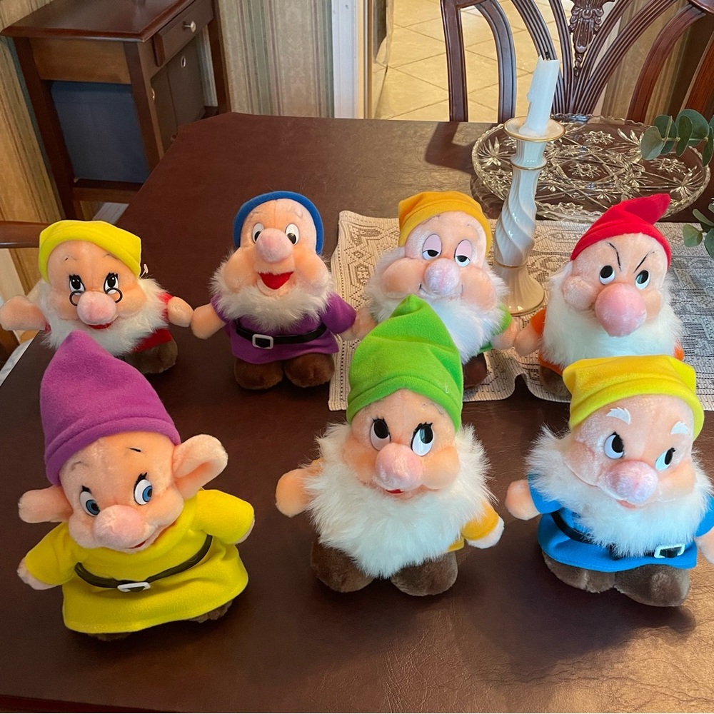 Vintage 1987 Disney Snow White and the Seven Dwarfs Sears plush 50th anniversary